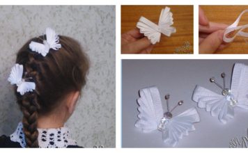 How to Make a Beautiful Ribbon Butterfly Hairpin