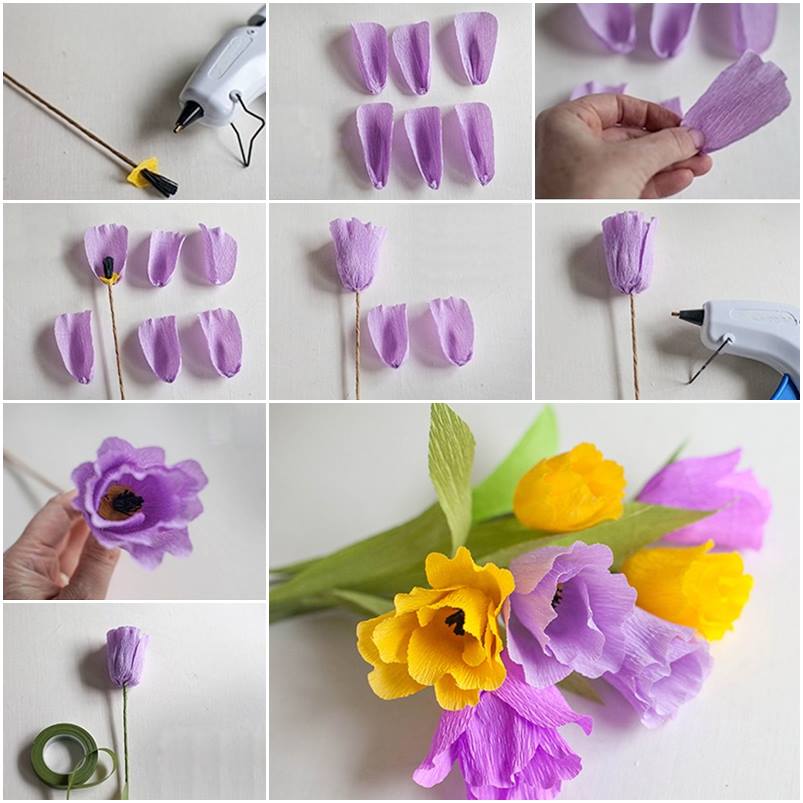 Crepe Paper Flowers