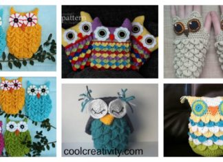 DIY Crochet Owl in Crocodile Stitch with Free Pattern