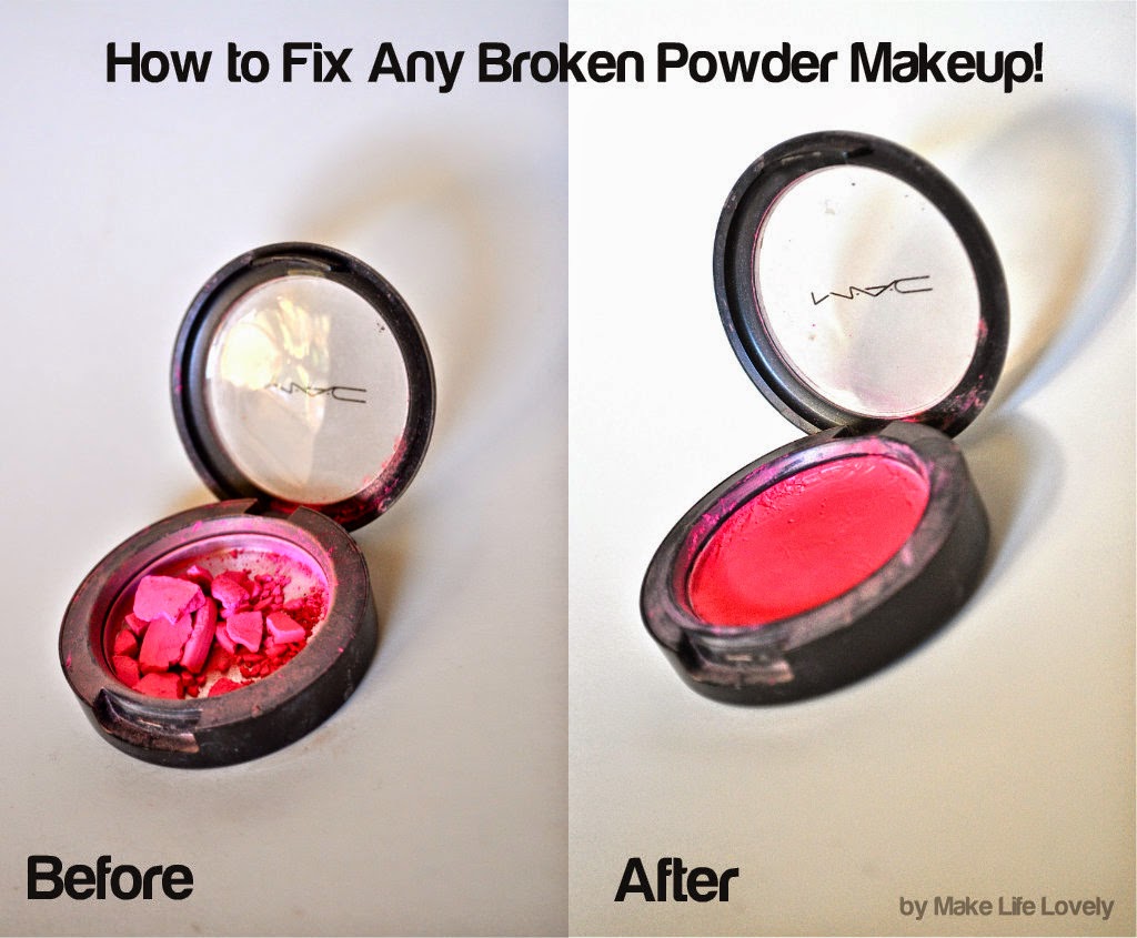 How to Fix Any Broken Powder Makeup