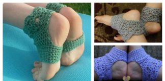 Crochet Perfect Yoga Socks with Free Pattern