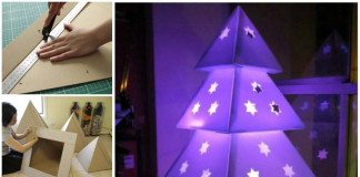 DIY Cardboard Christmas Tree