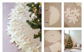 NO-SEW Christmas Tree Skirt