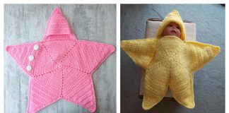 Crochet Twinkle Twinkle Star bunting with Free Pattern