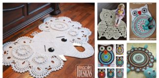 13 Cute and Lovely Crochet Rug with Patterns