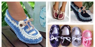 Beautiful Crochet Button Loafers with Pattern For Your Next Project