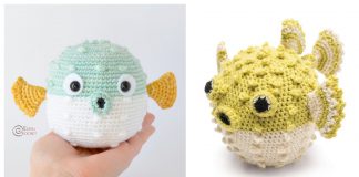 Crochet Cute Amigurumi Puffer Fish with Free Pattern