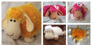 DIY Adorable Crochet or Knitted Lamb Pillow