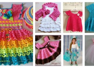 20+ Crochet Girl Dress with Free Pattern