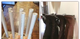 PVC Pipes Shoes Storage