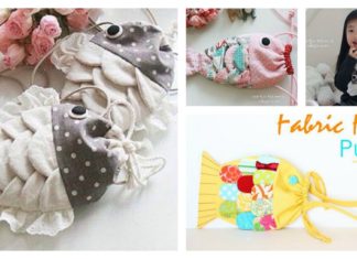 DIY Fabric Fishy Purse with Free Template