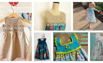 10+ Free Crochet and Fabric Dress Patterns