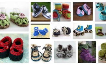 40 Knit Baby Booties with Pattern