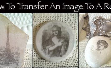 transfer an image to a rock