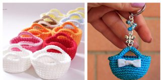 Crochet Miniature Bag Keychain Tutorial