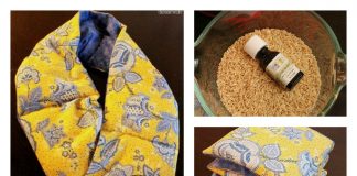 DIY Reusable Microwavable Heating Pad