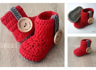 Crochet Baby Bootie Free Pattern