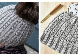 Crochet Ponytail Hat Free Patterns