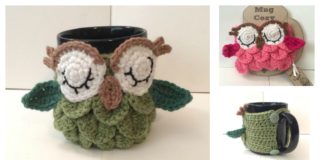 Crochet Owl Coffee/Tea Mug Cozy Free Patterns