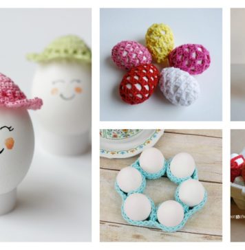 Crochet Easter Egg Cozy Free Patterns