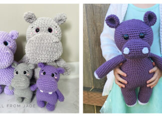 10+ Cute Hippo Amigurumi Crochet Patterns