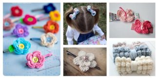 Hair Clip Free Crochet Patterns