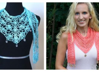 Pretty V Scarf FREE Crochet Patterns