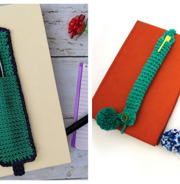 Crochet Pencil Holder Free Pattern