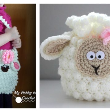 Cute Sheep Bag Free Crochet Pattern