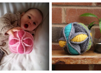 Amish Puzzle Ball Free Crochet Pattern