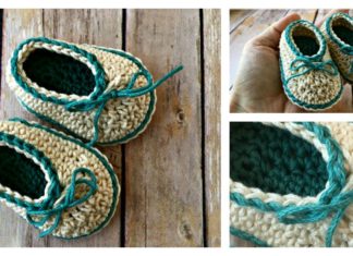 Cute Basic Baby Booties Free Crochet Pattern