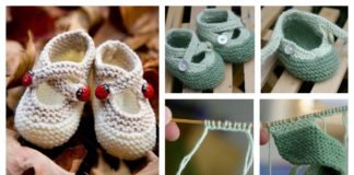 Cute Saartje's Booties Free Knitting Pattern