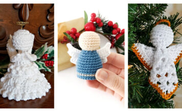 10+ Christmas Angel Ornament Free Crochet Patterns