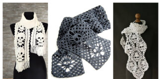 10+ Fantastic Skull Scarf Crochet Patterns