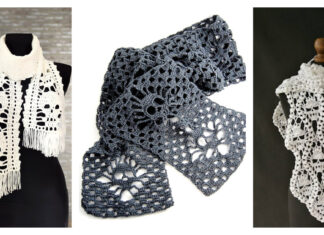 10+ Fantastic Skull Scarf Crochet Patterns