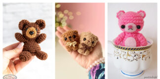 Amigurumi Mini Teddy Bear Free Crochet Pattern