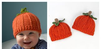 Baby Pumpkin Hat Free Crochet Pattern