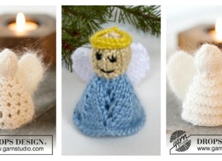 Christmas Angel Ornaments Free Knittin g Pattern