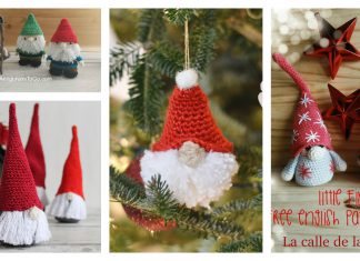 8 Amigurumi Christmas Gnome Crochet Pattern Free and Paid