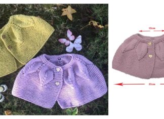 Baby Leaf Cape Free Knitting Pattern