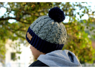 Carter Cable Beanie Hat Crochet Pattern