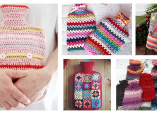 Hot Water Bottle Cover Free Crochet Patterns