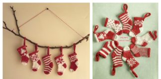 Mini Christmas Stocking Free Knitting Pattern