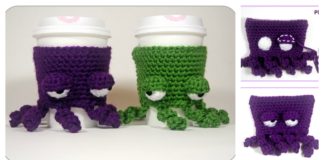 Octopus Coffee Cup Cozy Free Crochet Pattern