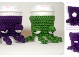 Octopus Coffee Cup Cozy Free Crochet Pattern