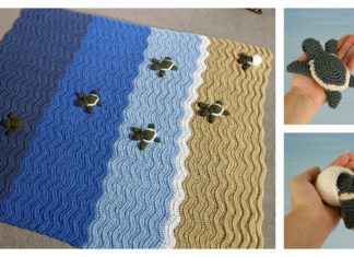 Turtle Beach Blanket Crochet Pattern