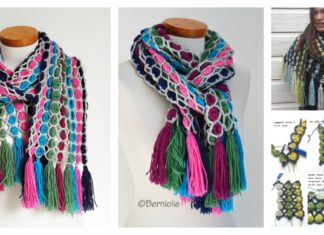 Candy Scarf Free Crochet Pattern