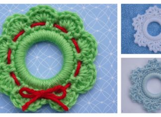 Christmas Ring Ornament Free Crochet Pattern