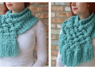 Woven Cowl Scarf Crochet Pattern