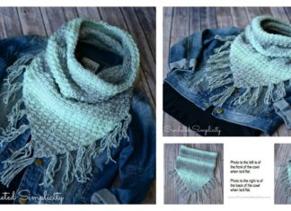 Scarfie Bandana Cowl Free Crochet Pattern